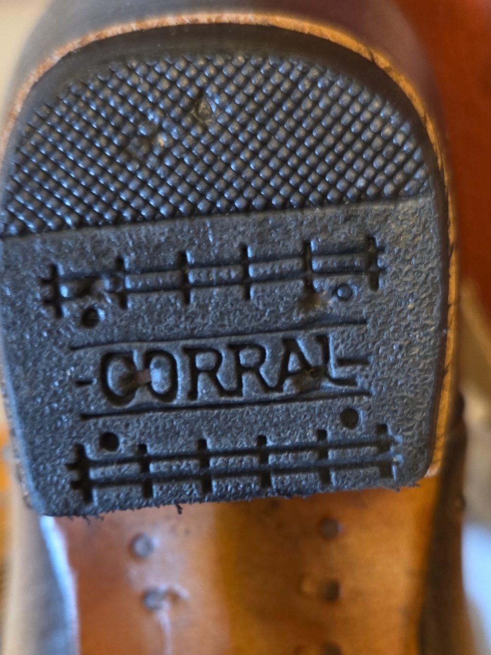 Corral Women's Tan Leather Studded Western Boots - Tan - Picture 11 of 13